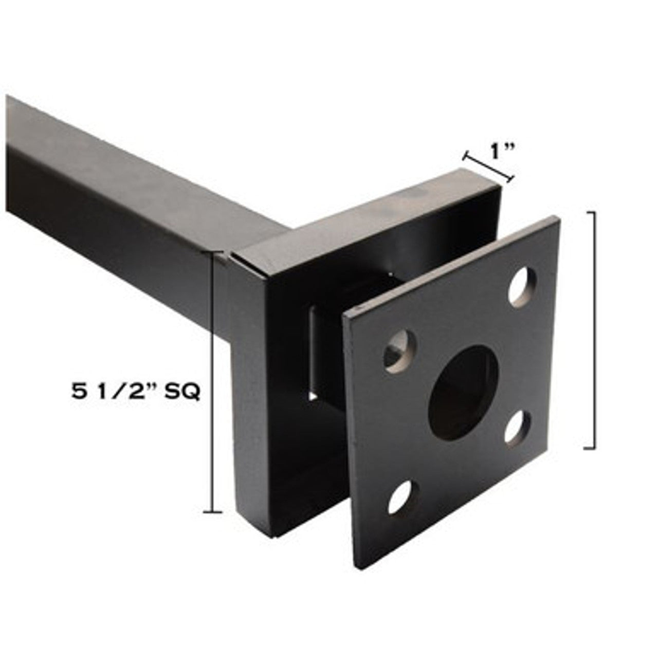 Gooseneck Pad Mount Pedestal for Card Readers and Access Control Keypads (42 & 48 inch height) Requires extra shipping.