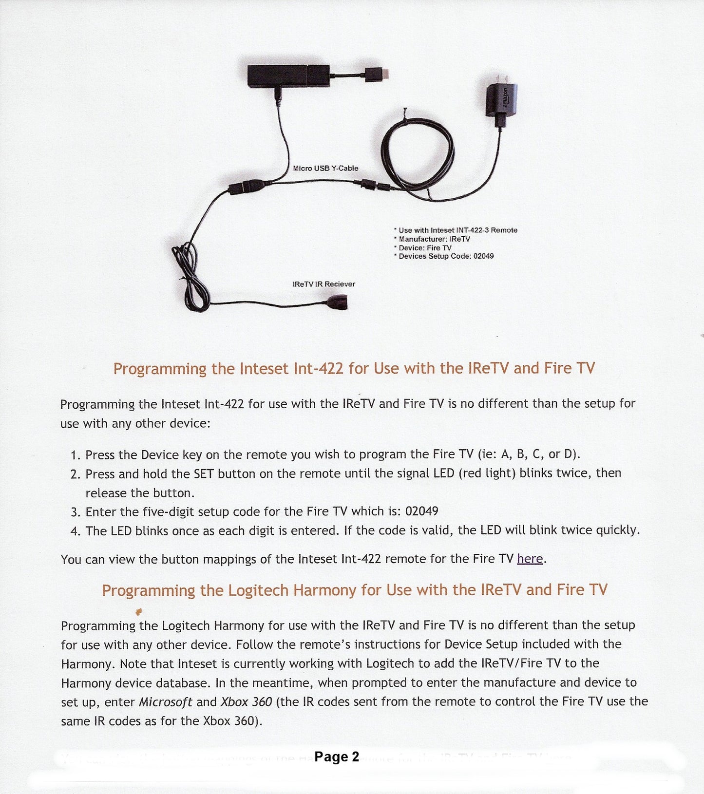 Inteset - IReTV USB IR Receiver