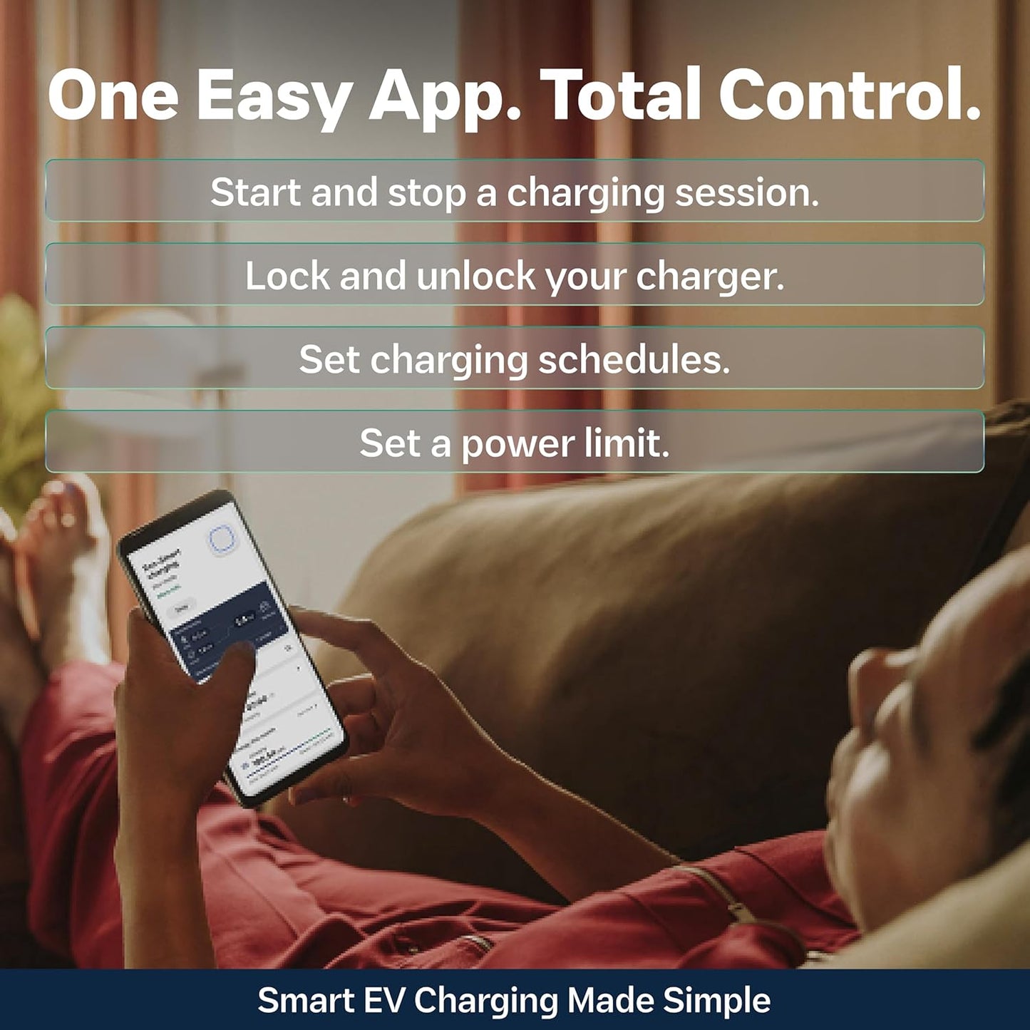 Wallbox Pulsar Plus Level 2 Smart EV 48 Amp Charger, WiFi, Bluetooth, Energy Star and UL Certified, 25ft Cable, Indoor & Outdoor EVSE, Hardwired, Assembled in USA. Authorized Dealer