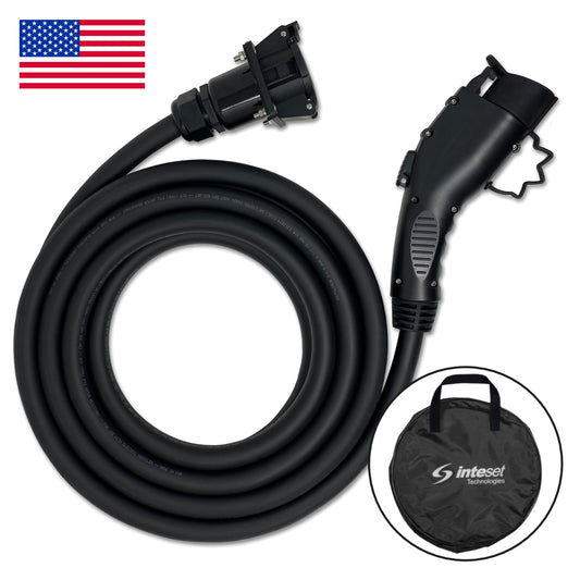Electric Vehicle Extension Cable - 48 Amp - 20', 30' - Ultra Flex - Made In USA