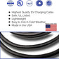Electric Vehicle Extension Cable - 40 Amp - 12', 21', 30' - Ultra Flex - Made In USA