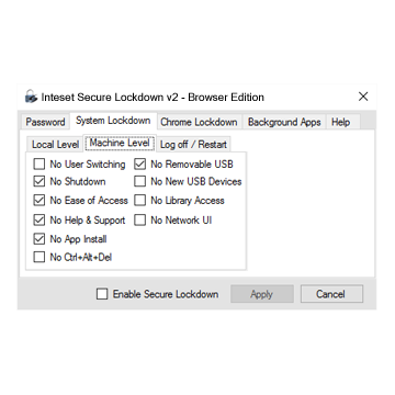 Secure Lockdown - Browser Edition for Windows 10 and 11