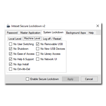 Secure Lockdown - Standard Edition for Windows 10 and 11