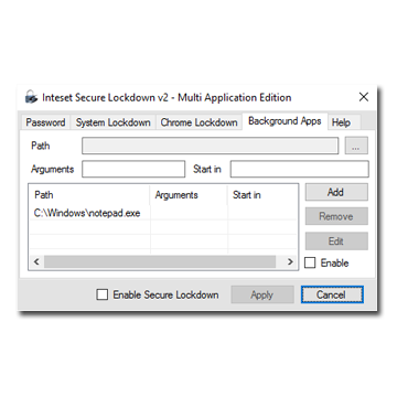 Secure Lockdown - Multi Application Edition for Windows 10 and 11