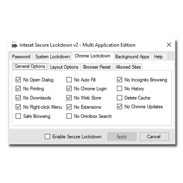 Secure Lockdown - Multi Application Edition for Windows 10 and 11