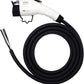 Inteset 25' 48A EV Charger J-1772 Plug Replacement Cable, Charger End Bare Wire for Easy Replacement of Original Cable on Chargers up to 48 Amps, Made in the USA.