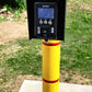 Card Reader Cover for Gooseneck Pedestal, 10" x 8", Steel, Black Powder Coated