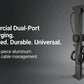 Universal Dual Pedestal for Level 2 EV Chargers without Dual CMS