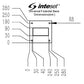 Universal Dual Cable Management System (CMS) Only-for use with the Inteset Dual Pedestal