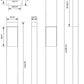 Universal Dual Pedestal for Level 2 EV Chargers without Dual CMS
