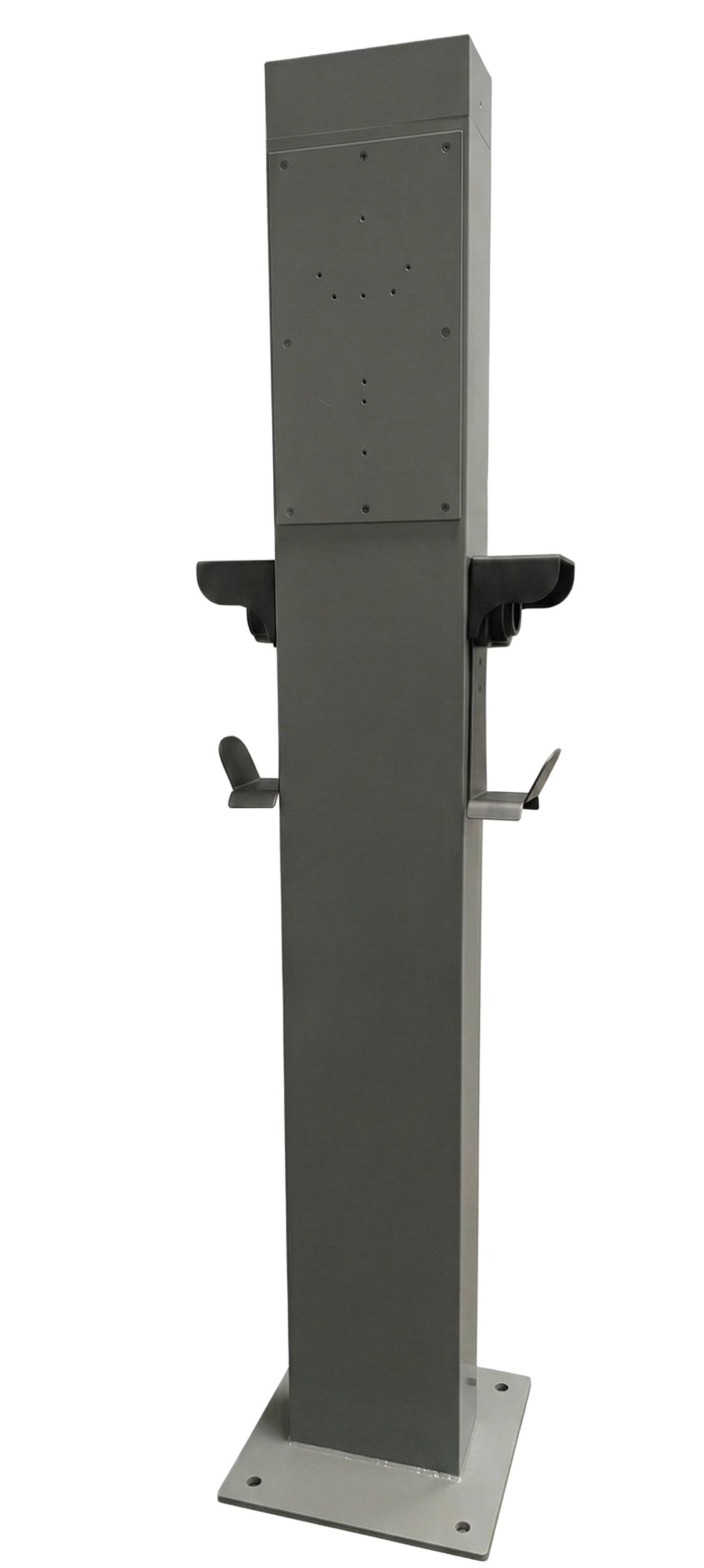 Universal Dual Pedestal for Level 2 EV Chargers without Dual CMS