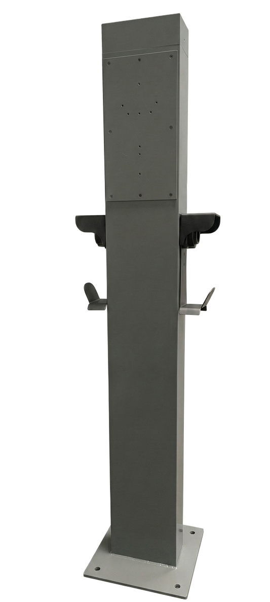 Universal Dual Pedestal for Level 2 EV Chargers without Dual CMS