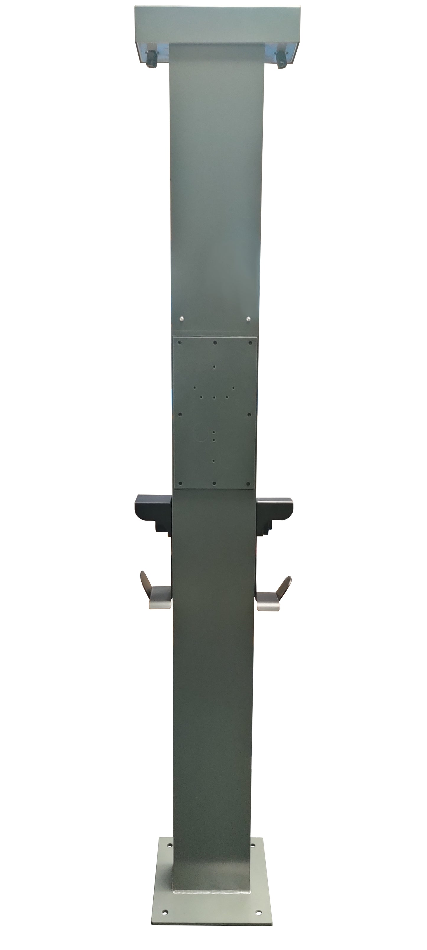 Universal Dual Pedestal for Level 2 EV Chargers with Dual CMS