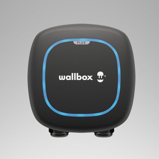 Wallbox Pulsar Plus Level 2 Smart EV 48 Amp Charger, WiFi, Bluetooth, Energy Star and UL Certified, 25ft Cable, Indoor & Outdoor EVSE, Hardwired, Assembled in USA. Authorized Dealer