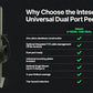 Universal Dual Pedestal for Level 2 EV Chargers without Dual CMS