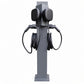 Universal Dual Pedestal for Level 2 EV Chargers without Dual CMS
