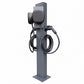 Front Facing Mount for Universal Pedestal for Level 2 EV Chargers (V Shape Mounting Only)