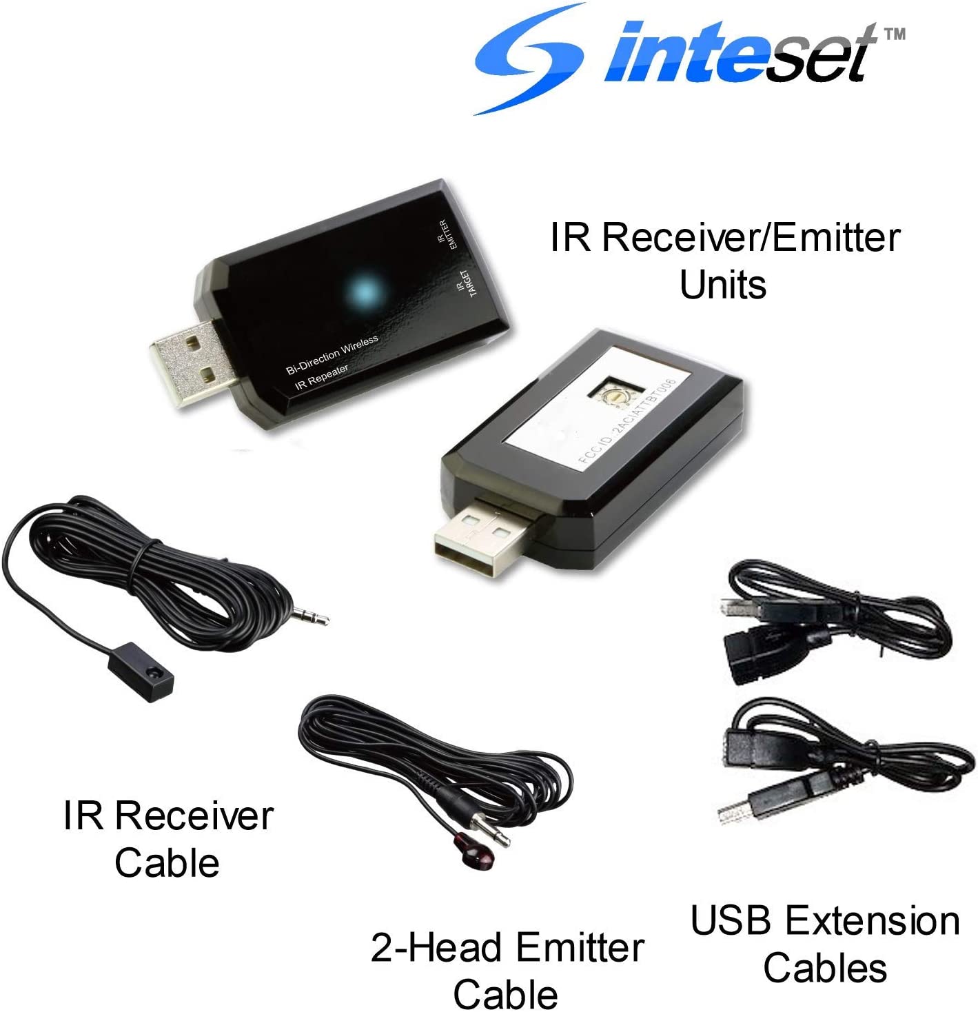 Inteset - IR Wireless Pro, Long Range Receiver/Transmitter