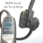 Inteset - NEMA 5-15P to 14-50R EV Adapter Cord ~ 12in (Not for use with RVs)