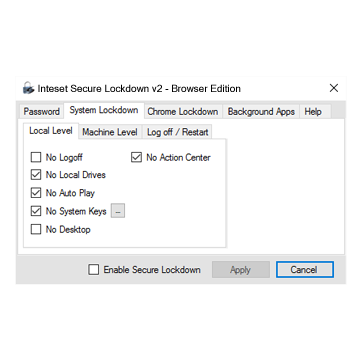 Secure Lockdown - Browser Edition for Windows 10 and 11